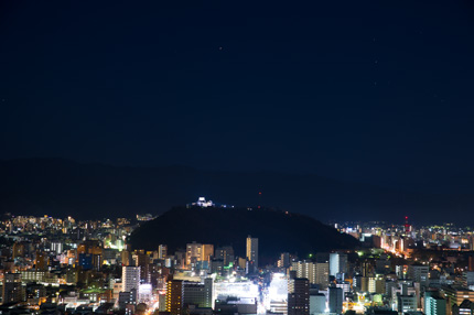 松山総合公園　夜景